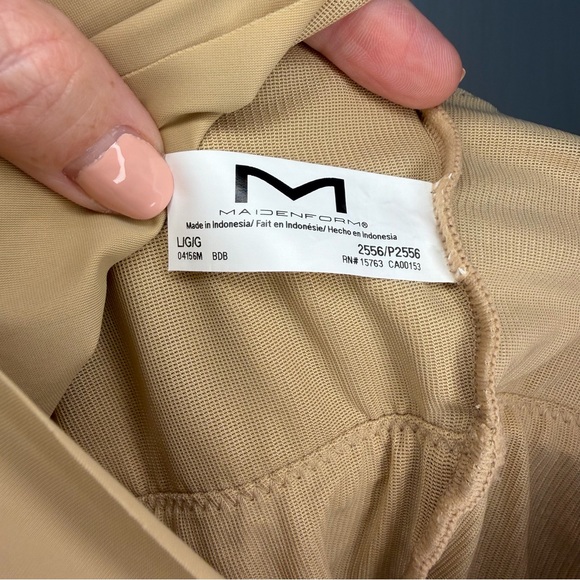 Maidenform Beige Shapewear Bodysuit L - Picture 5 of 6